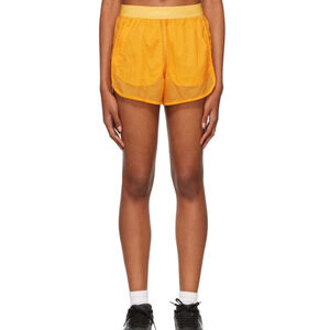 OUTDOOR VOICES Women's BreakLite 4" Short XS Mango Orange Lightweight NWT